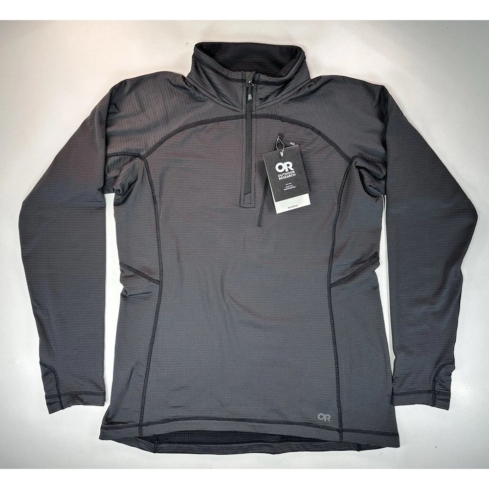 Outdoor Research‎ Vigor 1/4 Zip Pullover Womens Large Black
